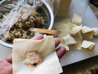 鸡汤粉丝馄饨的做法步骤：2