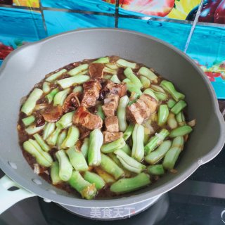 卤肉炖豆角的做法步骤：7