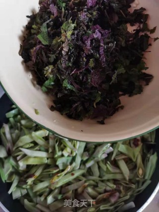 紫苏焖红扁豆的做法步骤：7