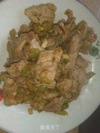 苦瓜炒肉片的做法步骤：6