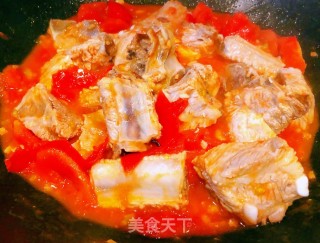 #炖菜#番茄香菇排骨煲的做法步骤：8
