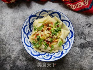 香拌烩面的做法步骤：12