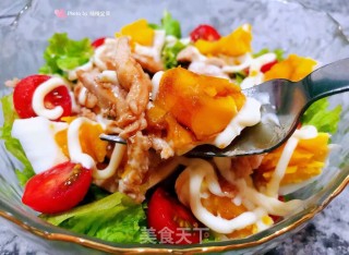 #清凉消暑#鸡胸肉蔬菜沙拉的做法步骤：14