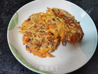 胡萝卜洋葱煎饼的做法步骤：8