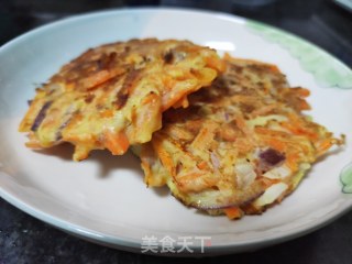 胡萝卜洋葱煎饼的做法步骤：9
