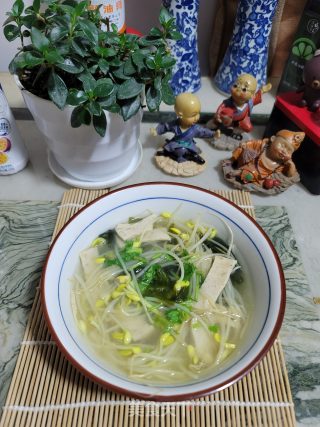 肉卷豆芽汤的做法步骤：9