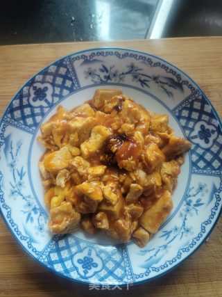 鸡蛋烧豆腐的做法步骤：9