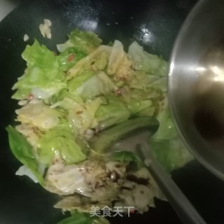 炝炒圆白菜的做法步骤：5