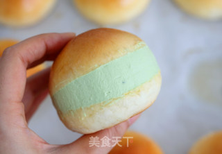 夏日专宠冰奶油面包，清清爽爽凉快吃！的做法步骤：13