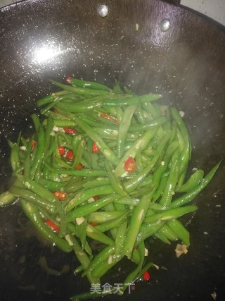 清炒四季豆的做法步骤：11