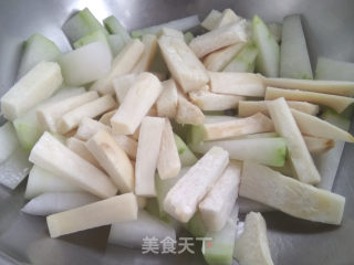 冬瓜烧杏鲍菇的做法步骤：4