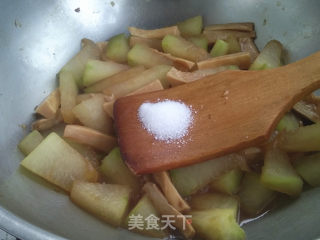 冬瓜烧杏鲍菇的做法步骤：7