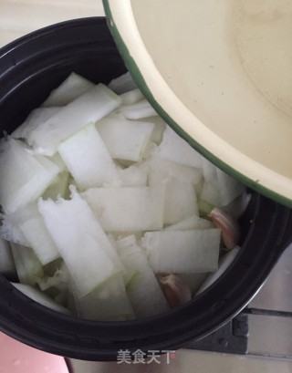 冬瓜肉丝汤的做法步骤：2