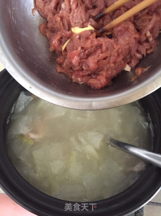 冬瓜肉丝汤的做法步骤：7