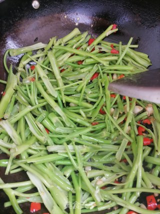 蒜香空心菜梗的做法步骤：6