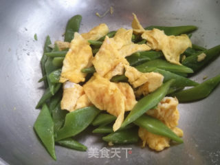鸡蛋炒豆角的做法步骤：6