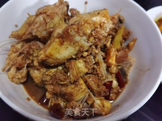 红烧的鱼块的做法步骤：3
