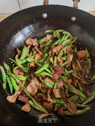 青椒回锅肉的做法步骤：6