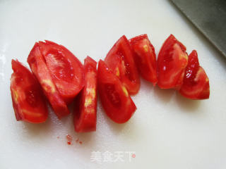 番茄炒豆腐干的做法步骤：3