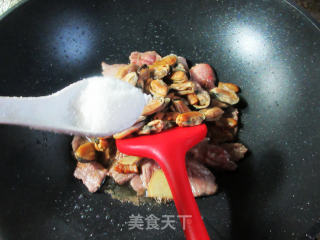 淡菜干炒猪肉的做法步骤：8
