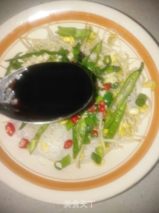 凉拌豆芽粉丝的做法步骤：10