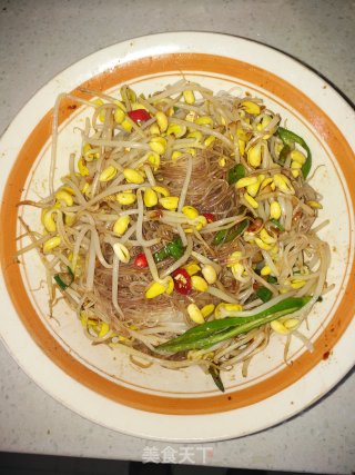 凉拌豆芽粉丝的做法步骤：13