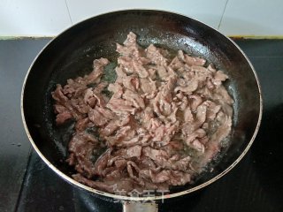 小炒牛肉的做法步骤：9