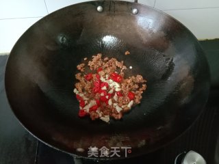肉末豆角的做法步骤：4
