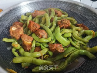 排骨炖豆角的做法步骤：9