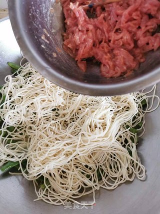 肉丝豆角焖面的做法步骤：9