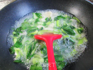 鸡蛋菜芯面疙瘩的做法步骤：9