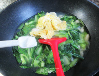 鸡蛋菜芯面疙瘩的做法步骤：11