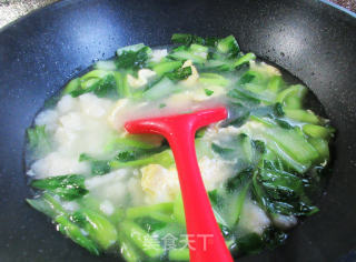 鸡蛋菜芯面疙瘩的做法步骤：12