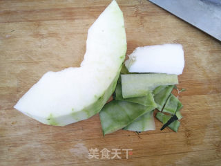元蘑烧冬瓜的做法步骤：3