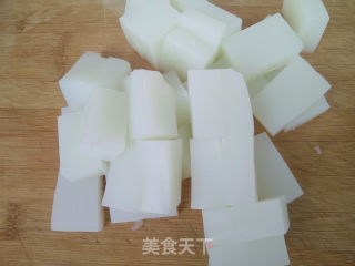 芝麻酱拌焖子的做法步骤：3