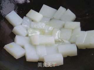芝麻酱拌焖子的做法步骤：4