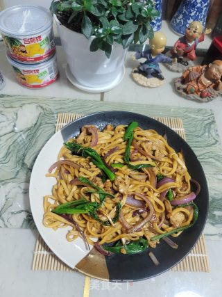 肉片洋葱炒面的做法步骤：15