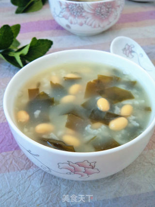 海带豆香粥的做法步骤：9