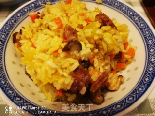 什锦煲仔饭的做法步骤：8