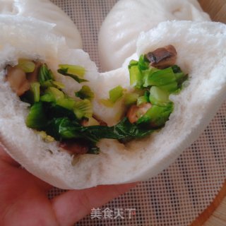 香菇青菜包的做法步骤：8