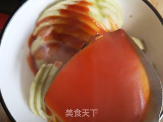 茄汁切块的做法步骤：7