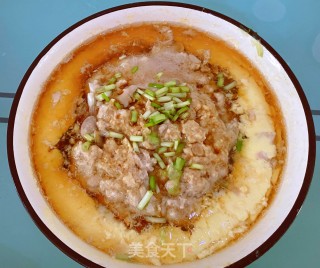 肉泥蒸蛋的做法步骤：7