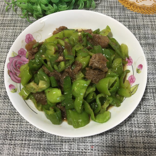 青椒炒牛筋的做法步骤：7