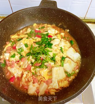 豆腐抱蛋的做法步骤：8
