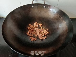 嫩南瓜炒肉的做法步骤：5