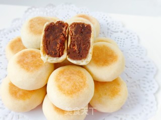 红豆饼的做法步骤：1