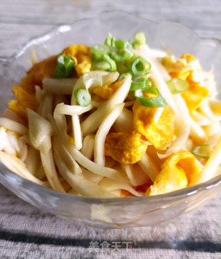 茭白炒乌鸡蛋的做法步骤：15
