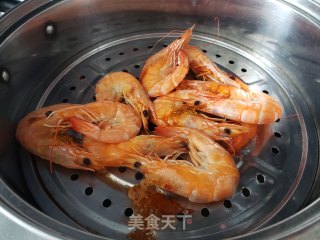 清蒸虾的做法步骤：4