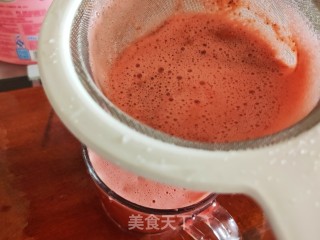 纯天然西瓜汁的做法步骤：5