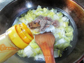 牛肉娃娃菜河粉的做法步骤：6
